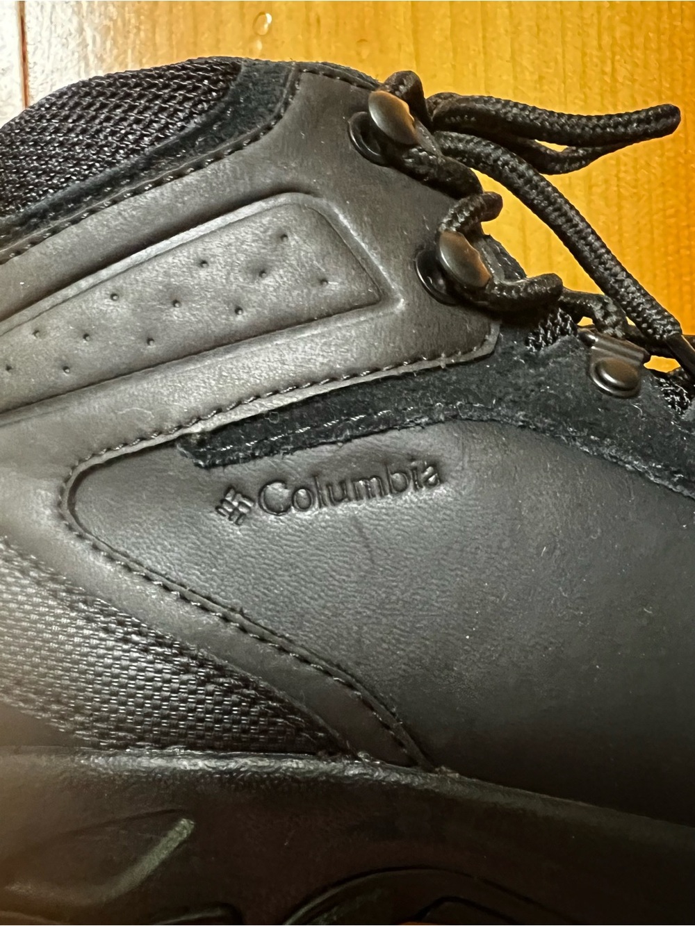 New Mens Columbia Newton Ridge Waterproof Black Hiking Sport Boot. SZ 9.5 - Picture 5 of 6